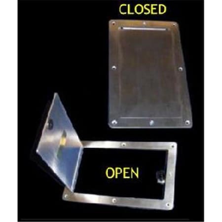 Docs Kustom Pop-Up Access Door For Fuel 4 In. X 4 In. Overall 5 .4 In. X 5 .4 In. 911-40005